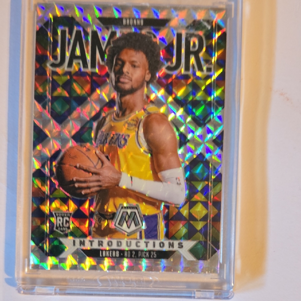 Basketball Trading Card with Holographic Design